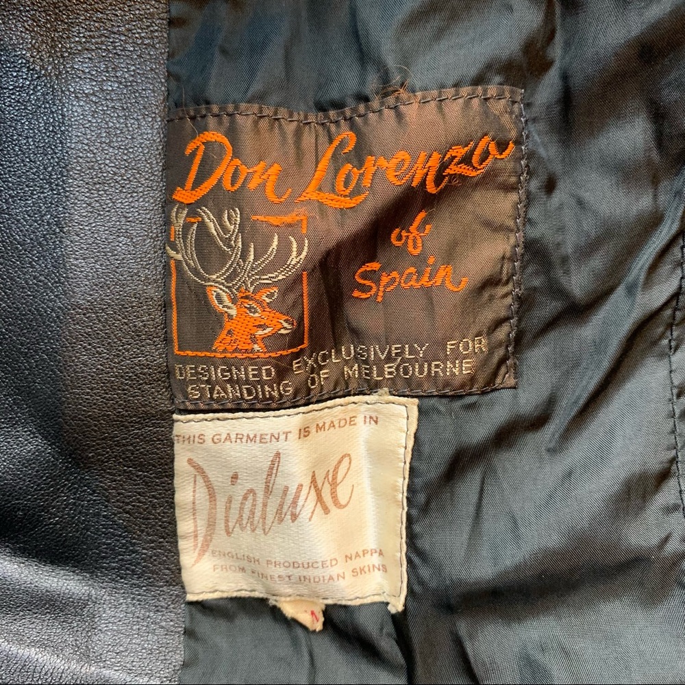 Genuine Leather Trench Coat - Picture 2 of 3
